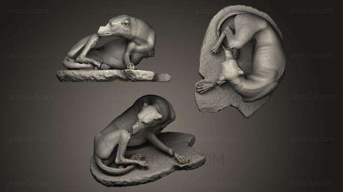 Animal figurines (STKJ_0032) 3D model for CNC machine